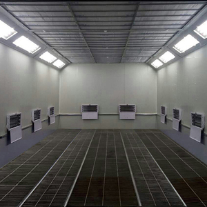 บูธพ่นสีระบบสายพานลำเลียงอัตโนมัติพร้อมพัดลมระบายความร้อนแบบพกพาสำหรับสายการผลิต - Product Image 5