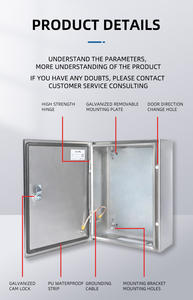 โรงงานผู้ผลิต UL NEMA ที่กําหนดเอง MCB ELCB RCBO สแตนเลสแผงจ่ายไฟฟ้ากล่องกล่องเหล็ก<span class=keywords><strong>ตู้</strong></span>ควบคุม - Product Image 6