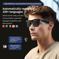 Gafas de Sol Inteligentes con IA y Protección Anti-Luz Azul, Traducción en Tiempo Real, Control Táctil, Resistentes al Agua IP67, Reproductor de Música y Asistente de Voz