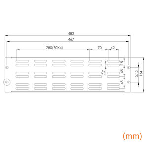 แผ่นเว้นช่องระบายอากาศแบบมีโครงสร้างแข็งแรง รุ่น 6623U - Product Image 3