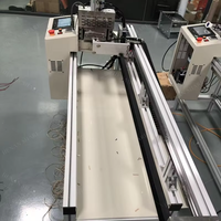 Nouvelle machine automatique motorisée de découpe et de double pliage de sangles et de rubans avec