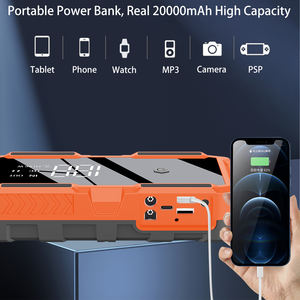 3000A แบตเตอรี่รถยนต์แบบพก<span class=keywords><strong>พา</strong></span>37000mWh แบตเตอรี่ลิเธียม12V พร้อม PD66W - Product Image 4