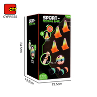 Nouveau jeu de football lumineux LED 2026 pour enfants, jouet d'entraînement à l'obstacle, football d'intérieur