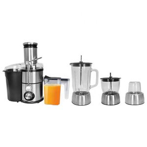 Extracteur de jus professionnel électrique à froid pour agrumes et mûres, en acier inoxydable, à mastication lente, avec fonction mixeur - Product Image 1