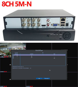 Xm 8 Channel Xmeye Hybrid <span class=keywords><strong>Dvr</strong></span> Recorder videoregistratore di rete con il rilevamento del veicolo umano Ai sicurezza domestica Ahd Ip telecamera Cctv - Product Image 2
