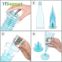 Verres à Champagne en Plastique Pliables pour Pique-Nique et Mariage