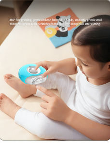 Cortaúñas y Pulidor Eléctrico Automático 2 en 1 con Apertura de Mandíbula Amplia, Cuchilla Curva, Diseño Recargable para Bebés y Adultos - Product Image 3