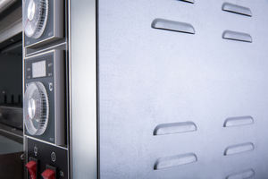 <span class=keywords><strong>Horno</strong></span> de Pizza Comercial de Doble Gas con 2 Cámaras y 6 Bandejas, con Piedra <span class=keywords><strong>para</strong></span> Equipamiento Comercial - Product Image 5