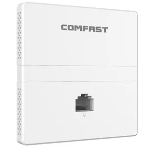 Comfast E538AC 1200Mbps Poin Akses Dudukan Dinding Dalam Ruangan, Port Gigabit Wifi Di Dinding untuk Rumah, Hotel