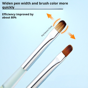 Ensemble de pinceaux professionnels pour ongles, pinceaux pour peinture au gel en une seule traite, pour salon de manucure, art des ongles - Product Image 4