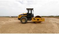 Sem512 12ton 130HP compacteur à rouleaux vibrants à tambour unique nouvellement mis à niveau pour l'Amérique du Sud
