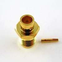 Cable coaxial RG402 de 0.141 pulgadas para antena, conector RF coaxial SMA hembra recto, eléctrico e impermeable, de fábrica.