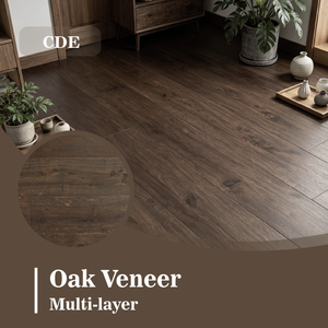 Plancher en chêne rustique vieilli 2200x240x15/4.0mm, texture scieuse, installation T&G, résistant à l'eau, pour <span class=keywords><strong>cuisine</strong></span> et intérieur - Product Image 2