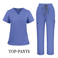 Pantalon d'uniforme médical rose NIAAHINN, anti-plis, unisexe, patchwork, uniforme d'hôpital, blouses médicales haut de gamme