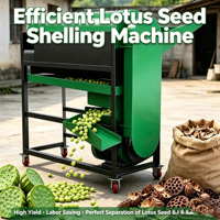Décortiqueuse de lotus domestique à économie d'énergie, pour lotus humide et sec, équipement automatique de séparation des graines de lotus fraîches
