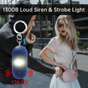 Alarme personnelle de sécurité puissante 130 dB OEM&ODM avec porte-clés pour femmes, enfants et personnes <span class=keywords><strong>âgée</strong></span>s – Dispositif d'autodéfense d'urgence SOS - Product Image 3