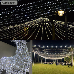 Luces de Navidad LED de 220V, Guirnaldas Decorativas con Múltiples Modos para Exteriores, Bodas y Fiestas - Product Image 6