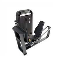 Presse à jambes en acier de qualité supérieure pour usage commercial, équipement de fitness durable pour l'entraînement de force, conception assise, capacité utilisateur maximale 200 kg