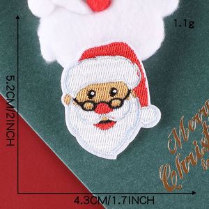 Applique brodée de Noël Wintop en feutre thermocollante faite à la main pour scrapbooking DIY – Grande Vente - Product Image 6