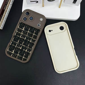 Funda Protectora <span class=keywords><strong>de</strong></span> TPU Suave con Diseño <span class=keywords><strong>de</strong></span> Rejilla <span class=keywords><strong>de</strong></span> Lujo para Teléfono Móvil <span class=keywords><strong>iPhone</strong></span> 17 11 15 Pro - Product Image 2