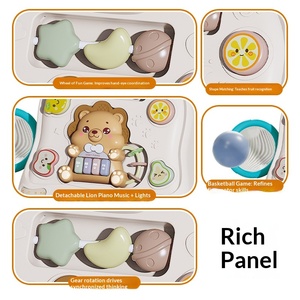 Marche-bébé multifonctionnel 5-en-1 en plastique pour enfants, aide à la marche anti-basculement et anti-jambes en O, pour 0-6 mois - Product Image 3