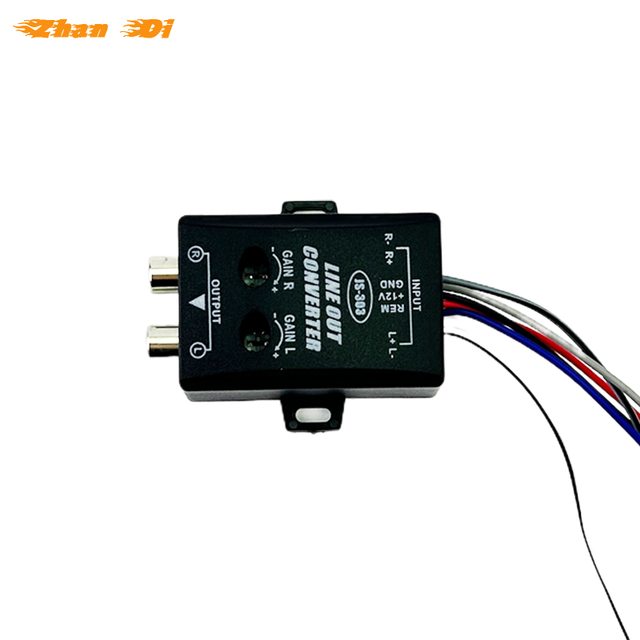 Car Stereo Impedance Converter Adapter Speaker RCA Line Subwoofer High to Low Audio Converter DIN 1 Year Warranty