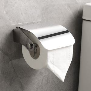 Práctico diseño moderno <span class=keywords><strong>de</strong></span> acero inoxidable rodillo <span class=keywords><strong>de</strong></span> papel higiénico impermeable soporte <span class=keywords><strong>de</strong></span> papel higiénico para uso doméstico y hotelero - Product Image 5