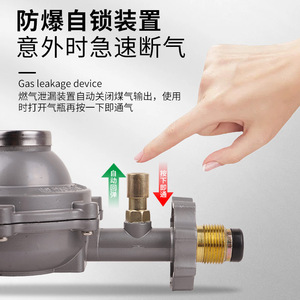 Válvula Reductora de Presión de Gas LPG Europea Elephant de 1.2L, Válvula de Cierre Automático para Cilindro de Gas Doméstico, Estándar Nacional - Product Image 1