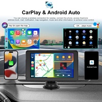 (Stock US/UE) Podofo Autoradio portable sans fil Carplay/Android Auto avec écran HD 7 pouces, AirPlay, Android Cast, musique BT