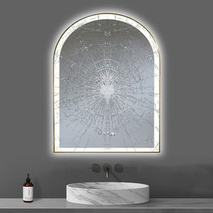 Arche salle de bain Anti-buée Smart Touch <span class=keywords><strong>miroir</strong></span> de maquillage Intelligent mural Led rétroéclairé <span class=keywords><strong>miroir</strong></span> de courtoisie avec lumières Bluetooth - Product Image 2