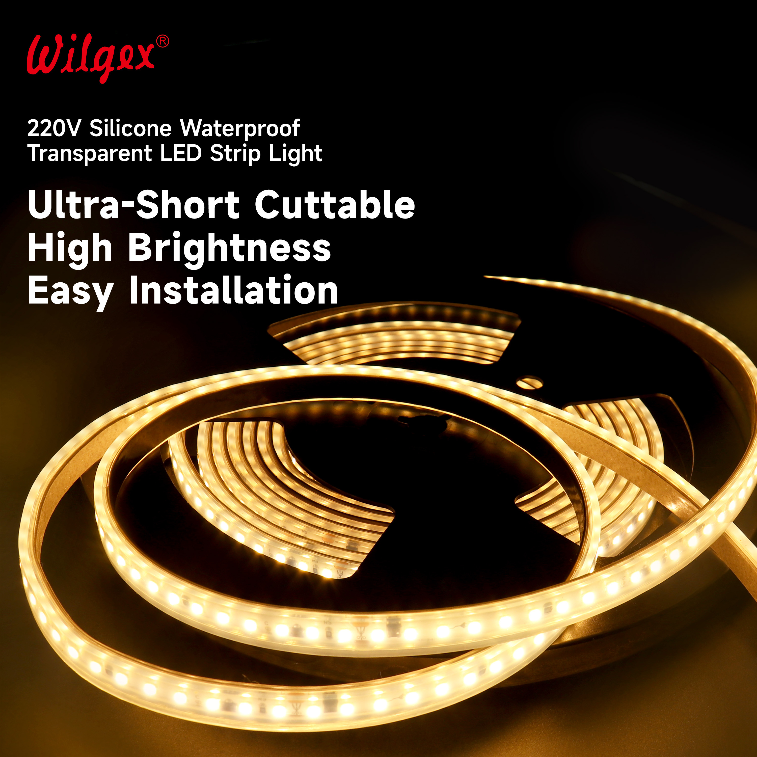 DOB LED Strip Light High Voltage AC 220V Integrated IC No Power Supply for Commercial Linear Lighting Applications