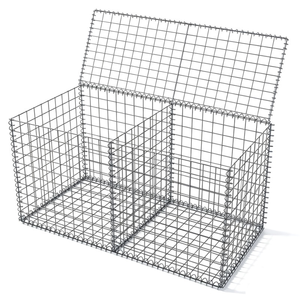 Caisses Gabions en Treillis Soudé Galvanisé 1*2*1 pour la Construction de Murs de Soutènement avec Services de Découpe et de Soudure - Product Image 1