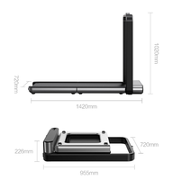 Tapis roulant KingSmith X21, pliage rapide, 0,5-12 km/h, 110 kg, NFC, interaction homme-machine, vitesse variable à l'infini