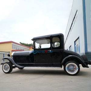 Voiture électrique vintage à succès – Véhicule de tourisme 5 <span class=keywords><strong>places</strong></span>, chariot touristique classique, voiture électrique vintage noire populaire - Product Image 4