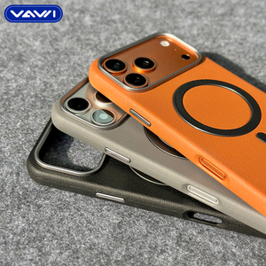 VAWI L105 Étui de téléphone magnétique en <span class=keywords><strong>cuir</strong></span> massif de luxe pour <span class=keywords><strong>iPhone</strong></span> <span class=keywords><strong>12</strong></span> 13 14 15 16 17 <span class=keywords><strong>Pro</strong></span> <span class=keywords><strong>Max</strong></span> <span class=keywords><strong>Coque</strong></span> Téléphone - Product Image 5