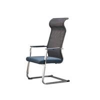 Chaise de bureau ergonomique confortable pour la maison, idéale pour les longues sessions, avec base en métal en forme de selle et accoudoirs, pour écoles et hôpitaux (vente en gros)