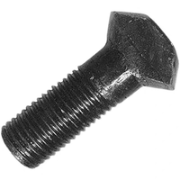 Vis à tête hexagonale de qualité industrielle, zinguée/oxidiée noire, en acier au carbone M16-M30, pour la fixation des bras de mélangeur et des revêtements anti-usure des cuves