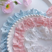 Pur coton plissé dentelle en forme de coeur évidé bricolage journal jouets Anime Costumes robe literie accessoires