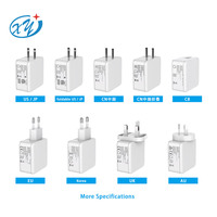 GaN 65W 3 Ports PD Chargeur USB C Chargeur de voyage pour ordinateur portable pour HP Dell MacBook