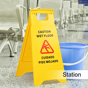 <strong>Warning</strong> Post Flexible Parking Management System <strong>Warning</strong> <strong>Triangle</strong> Wet Floor <strong>Sign</strong> - Product Image 6