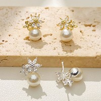 Boucles d'oreilles en perles de haute couture - Accessoires quotidiens luxueux et pratiques