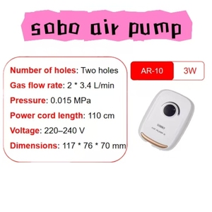 Générateur <span class=keywords><strong>de</strong></span> vagues et pompe à air pour aquarium, série AR, pompe à oxygène réglable 4/2 voies, pour filtre éponge, aquarium, étang - Product Image 2