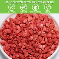 Hete Aanbieding Gedroogde Aardbeien 100% Natuurlijk Gedroogde Aardbeien Snacks Groothandel Gedroogde Aardbeienkruimels