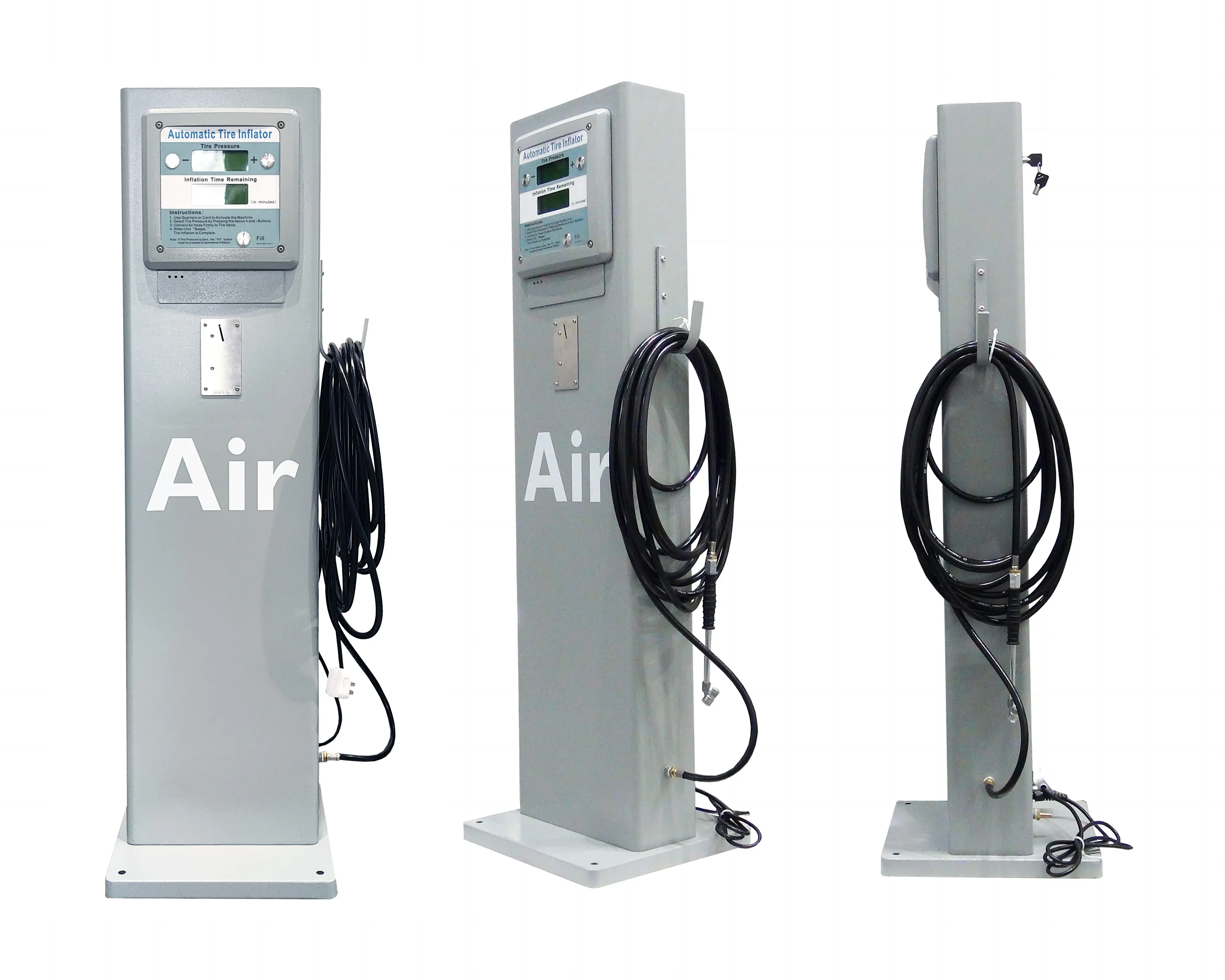 Digital Air Tires Inflator Coin Operated Tyre Inflator Machine Petrol station inflator air & vac vending machine tire inflators