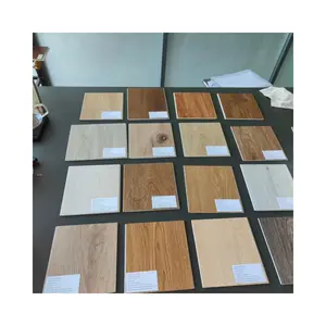 플라스틱 PVC 비닐 spc 바닥 타일 나무 패턴 바닥 오카 컬러 플라스틱 합성 spc 바닥