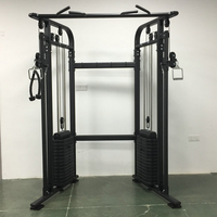 TOPFIT Appareil d'entraînement fonctionnel multifonctionnel pour la gym, avec Crossover à câbles, Smith Machine et Power Rack