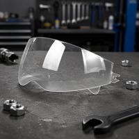 Lunettes de moto de rechange avec verres revêtus, style neutre, étanches, sans marque, taille unique