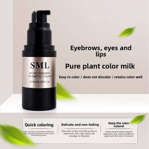 Pigmento para Tatuajes Somila, Crema <span class=keywords><strong>de</strong></span> Color para Cejas y Delineado <span class=keywords><strong>de</strong></span> Ojos, Línea Natural, Efecto Niebla, Venta al Por Mayor - Product Image 2