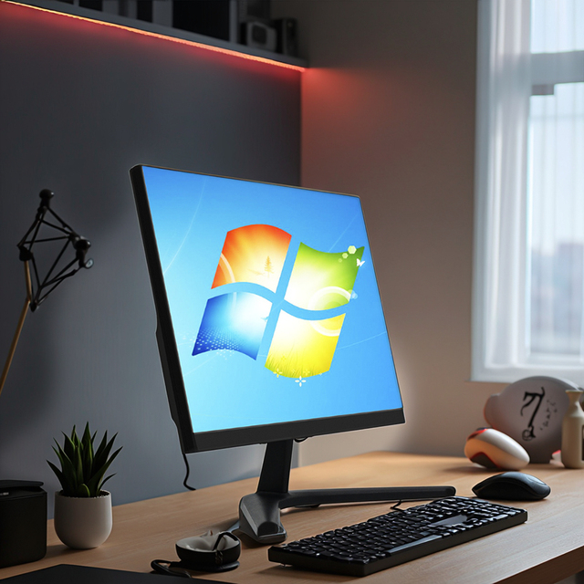 21.5/22 Inch 1080P 1K Gaming FHD/75hz VGA LCD Monitor for Desktops Office & Business Computer Use