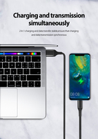Cable de Carga para Teléfono, USB 2.0 a Tipo C, Cable de Carga Rápida de Datos, Conector USB C, Corriente de 3A, Cable para Android